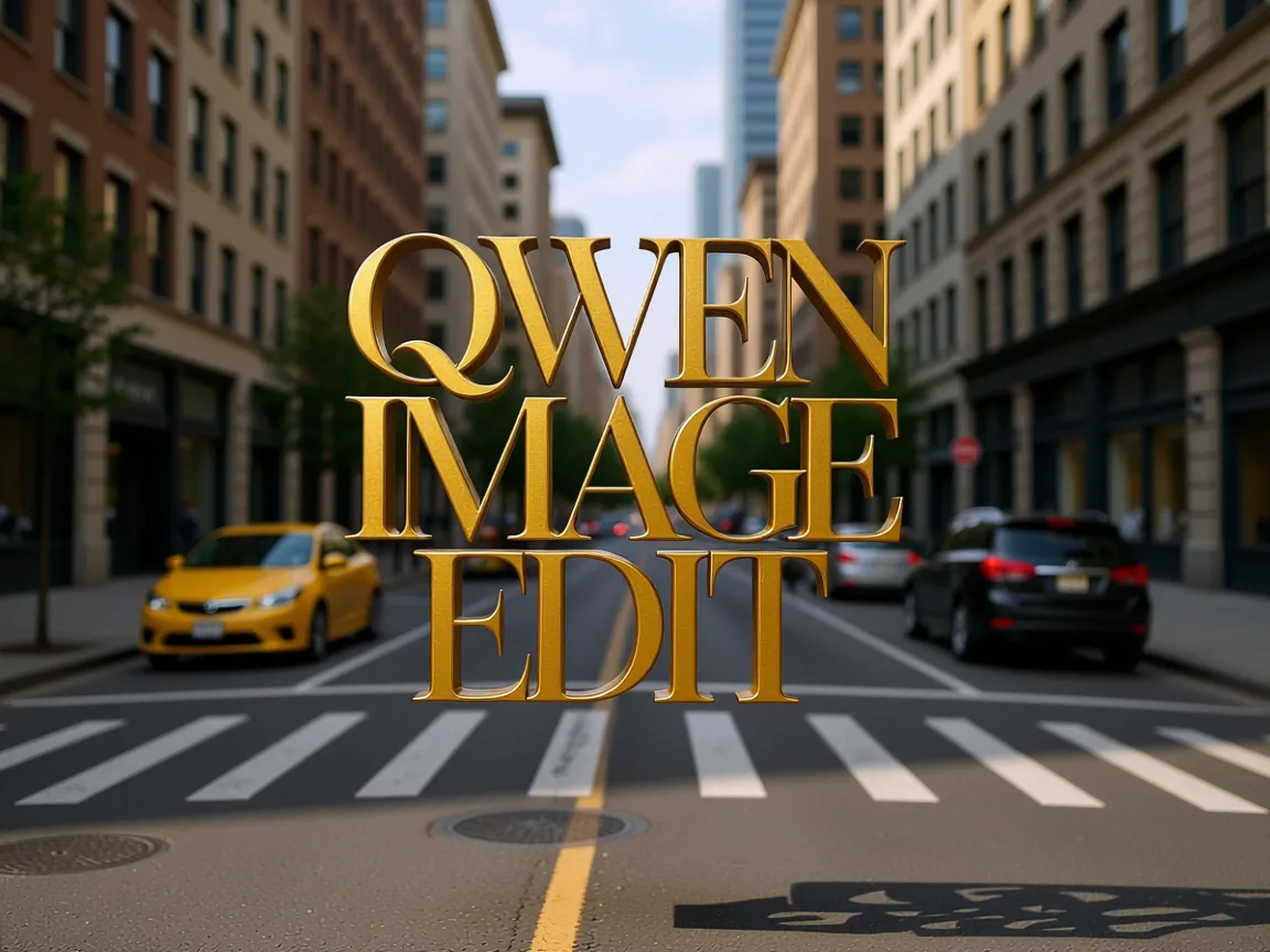 Qwen Image Edit AI tool demonstration showcasing advanced image editing capabilities